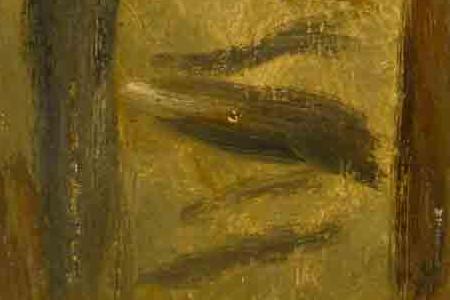 Фрагмент Дама на табурете