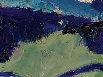 Фрагмент Дама в шляпе с цветком