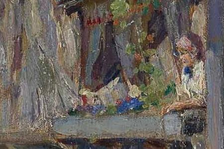 Фрагмент Деревенская сцена