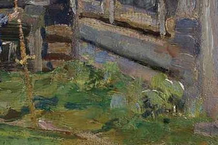 Фрагмент Деревенская сцена