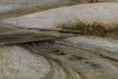 Фрагмент Деревенский вид зисой