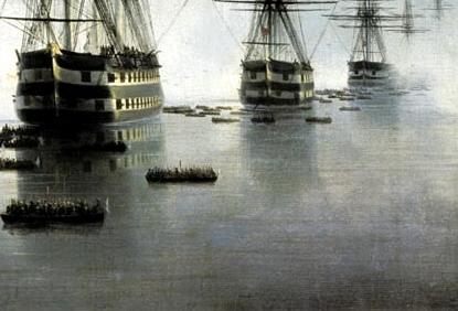 Фрагмент Десант Н. Н. Раевского у Субаши