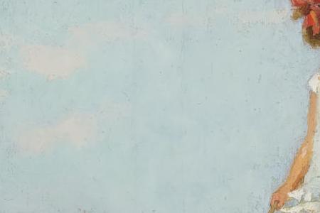 Фрагмент Дети на пляже