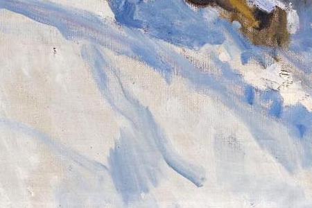 Фрагмент Дети в санях