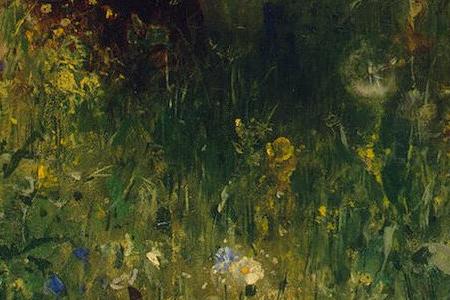 Фрагмент Девочка в поле