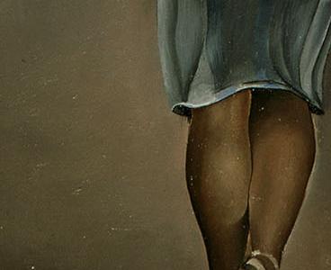 Фрагмент Девушка у окна