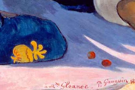 Фрагмент Девушки в голубом, Таити