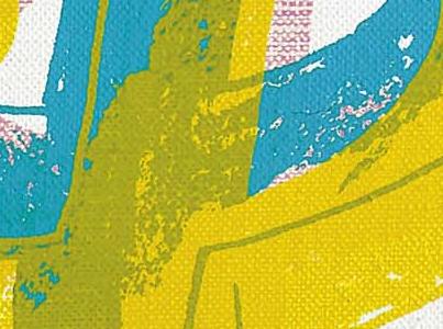 Фрагмент Dollar Sign желто голубой