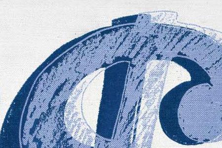 Фрагмент DOLLAR три раза, бирюзовый голубой коричневый