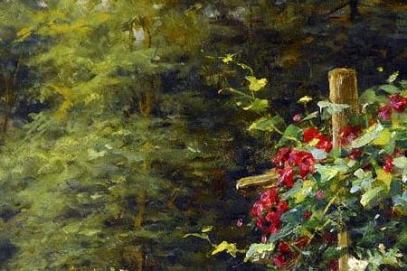 Фрагмент Домик на озере