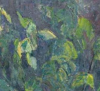 Фрагмент Два букета цветов на столе