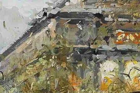 Фрагмент Early evening in Paris