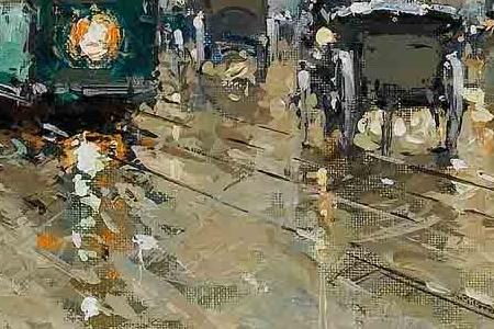 Фрагмент Early evening in Paris