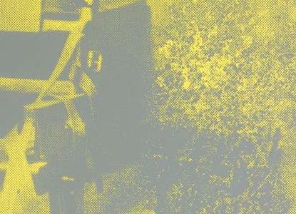 Фрагмент ELECTRIC CHAIR бледно желтом