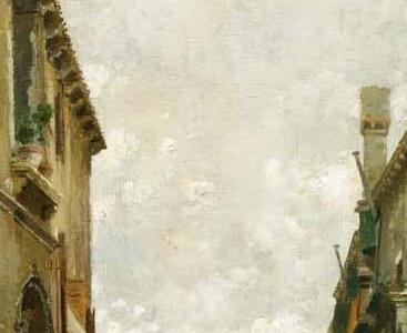 Фрагмент FAMILY-OUTING-ON-A-VENETIAN-CANAL