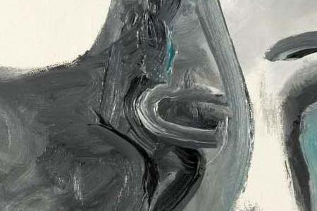 Фрагмент FEMME AU CHAPEAU ASSISE BUSTE