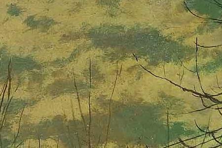 Фрагмент Figure on a moonlit lane