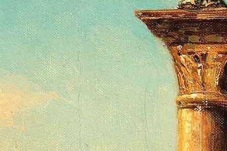 Фрагмент Figures on the Piazzetta Venice