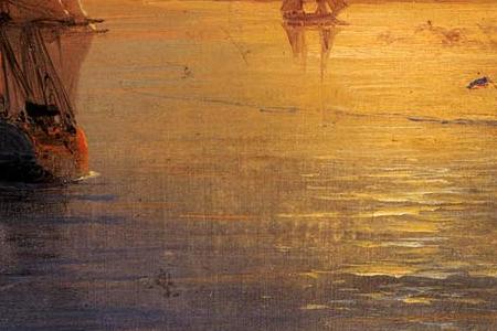 Фрагмент Fleet at Sunset