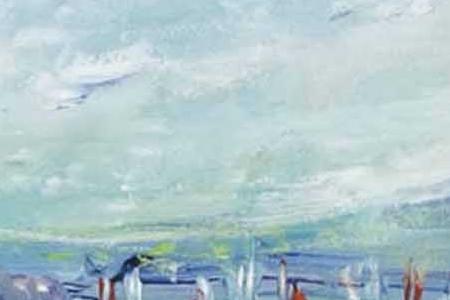 Фрагмент Fleur et bateaux