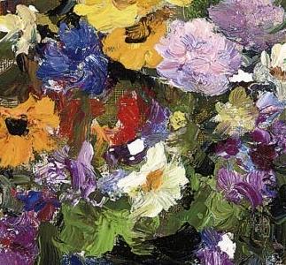 Фрагмент Fleurs des champs au tapis jaune