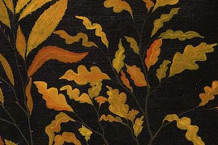 Фрагмент FLEURS ET FEUILLES D AUTOMNE