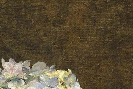 Фрагмент Fleurs Hortensias girofl es deux pots de pens es