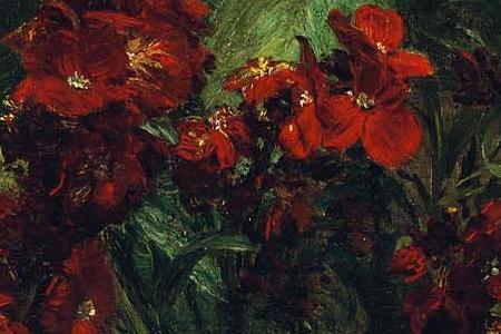 Фрагмент Fleurs Hortensias girofl es deux pots de pens es