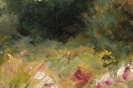 Фрагмент FLOWER SHRUBS IN WANNSEE GARDEN