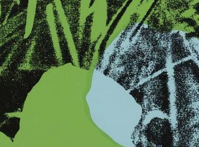 Фрагмент FLOWERS Розово голубые