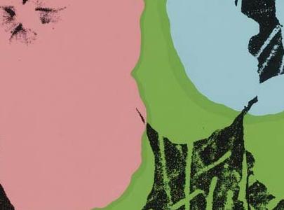 Фрагмент FLOWERS Розово голубые