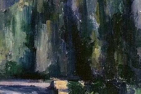 Фрагмент Франция. Мост через Марну в Кретее. Около 1894.