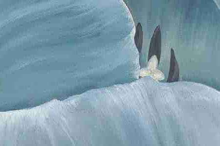 Фрагмент Голубой тюльпан 1