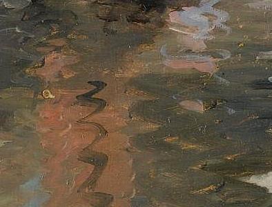 Фрагмент GONDOLA ON A VENETIAN CANAL