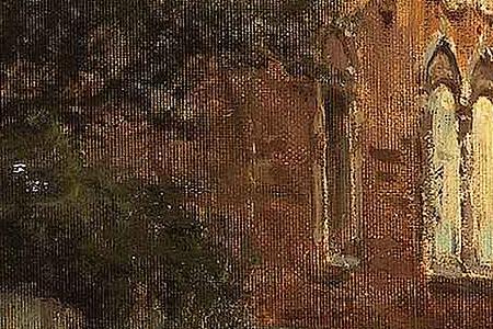 Фрагмент Gondola on a Venetian canal