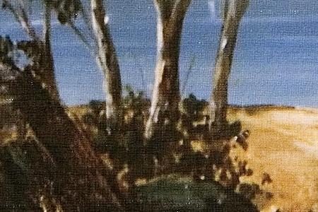 Фрагмент Горный пейзаж. Фрагмент