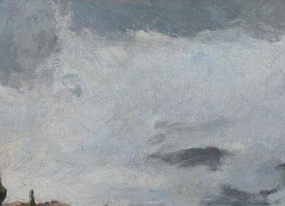 Фрагмент Горный пейзаж