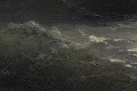 Фрагмент Горящий корабль