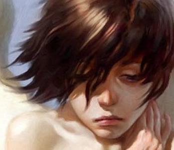 Фрагмент Грустный ангел