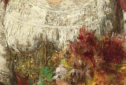 Фрагмент GYPSY GIRL WITH FLOWERS