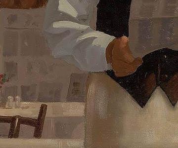 Фрагмент Handsome Lazy Waiter