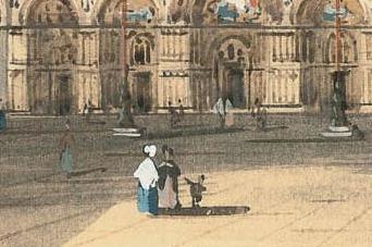 Фрагмент he Doge s Palace and Basilica San Marco Venice