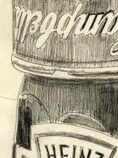 Фрагмент Heinz Tomato Ketchup with Campbell s Soup Can