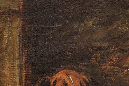 Фрагмент Hounds and a Terrier in a Stable