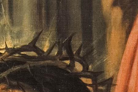 Фрагмент Христос в терновом венце.