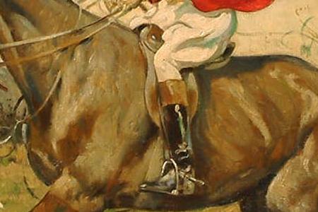 Фрагмент Huntsman taking a fence