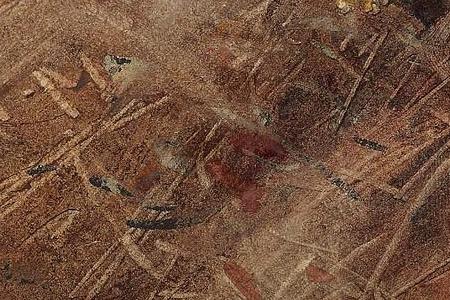 Фрагмент Huntsmen and Hounds in a Field-