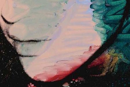 Фрагмент JASON MCCOY портрет на зеленом фоне