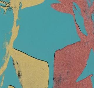 Фрагмент JOSEPH BEUYS STATE четыре портрета бирюза