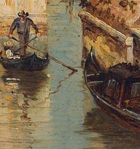 Фрагмент Канал в Венеции